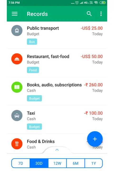 monthly budget apps